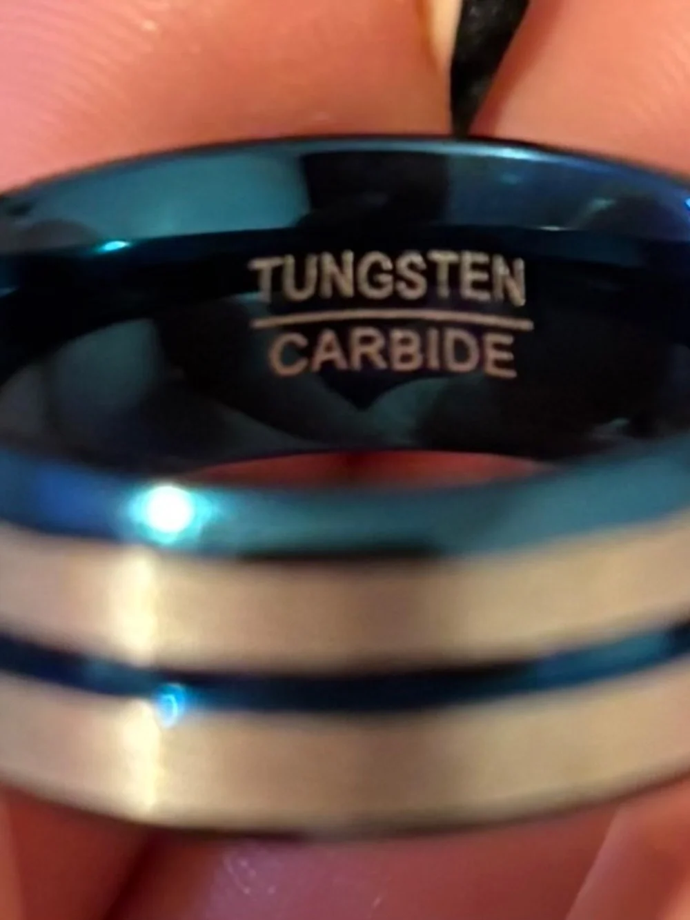 Men’s tungsten carbide ring
